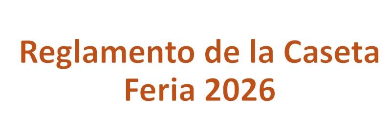 Reglamento Caseta de Feria 2026